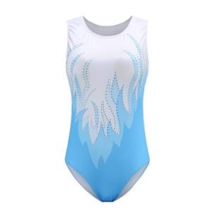 BOOSKU Diamant Volwassen Ballet Maillots Mouwloos Glanzend Gymnastiek Turnpakje Een Stuk Ballet Dans Slijtage Bodysuit Dans Kostuum Sportkleding S