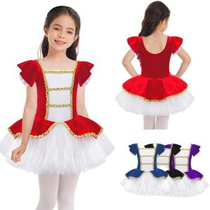 YOOJIA Kinderen Meisjes Kinderen Danser Ballet Dans Jurk Gymnastiek Leotard Tutu Prinses Jurk voor Podium Prestaties Kleding 3-4 Years rood