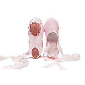 AAFFLL SHOES Balletschoenen voor kinderen Beginners Professionele dansschoenen voor volwassenen Yogaschoenen Teenband Satijnen oefenschoenen 34 rood