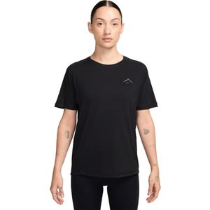 Nike Trail Dri-FIT hardlooptop met korte mouwen voor dames - Zwart