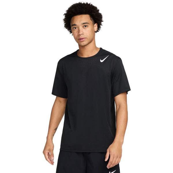 Nike AeroSwift Dri-FIT ADV hardlooptop met korte mouwen voor heren - Zwart