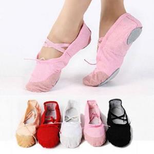 MA8BM Ballet Dansschoenen Volwassenen Canvas Gymnastiek Kinderen Baby Meisjes Punt Paar 22 beige