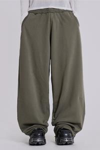Jaded Man Military Green Baggy Monster Joggers