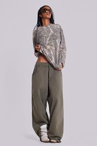 Jaded London Military Green Baggy Monster Joggers
