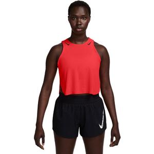 Nike AeroSwift Dri-FIT ADV korte hardlooptanktop voor dames - Rood