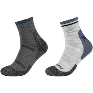 Skechers Sportsokken  2PPK Men Trail Wool Quarter Socks