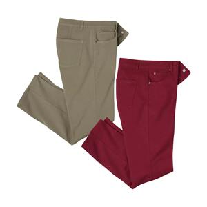 Atlas For Men Heren twill broek (set van 2)