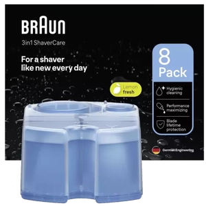 Braun Clean & Renew Reinigingsvloeistof 3-in-1 ShaverCare SmartCare Center - 8 Stuks