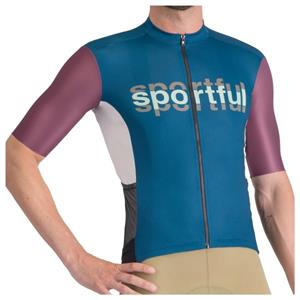 Sportful  Supergiara Logo Jersey - Fietsshirt, blauw