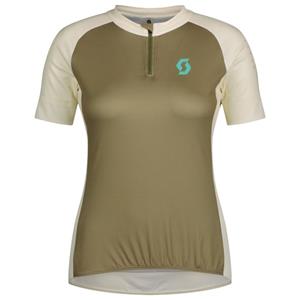 Scott  Women's Jersey Endurance 20 S/S - Fietsshirt, beige/olijfgroen