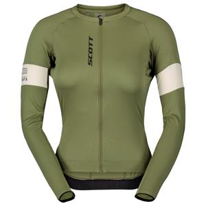 Scott  Women's Jersey Endurance Pro L/S - Fietsshirt, olijfgroen