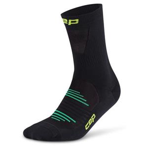 CEP  Pro Run Ultralight Socks Mid Cut - Hardloopsokken, zwart