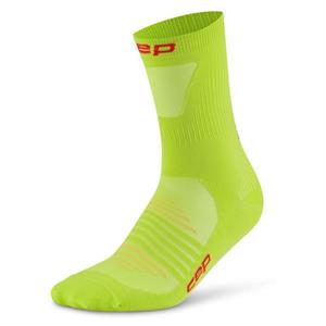 CEP  Women's Pro Run Ultralight Socks Mid Cut - Hardloopsokken, groen
