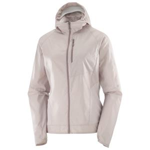 Salomon  Women's Bonatti Cross Wind Hoodie - Hardloopjack, grijs