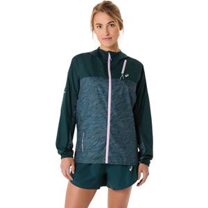 ASICS  Women's Fujitrail Packable Windbreaker - Hardloopjack, blauw