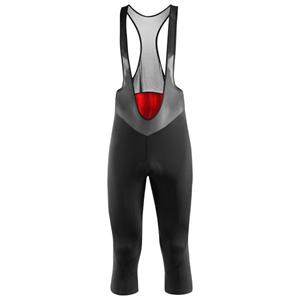 Löffler  3/4 Bike Bib Tights Transtex Basic Gel - Fietsbroek, zwart/grijs