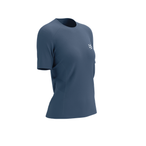 Compressport  Women's Performance S/S T-Shirt - Hardloopshirt, beige
