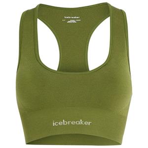 Icebreaker  Women's Merino 260 Zoneknit Seamless Bra - Sportbeha, olijfgroen