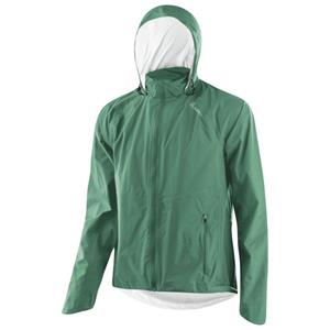 Löffler  Jacket with Hood Comfort Fit WPM Pocket - Fietsjack, groen