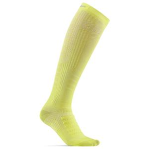Craft  ADV Dry Compression Sock - Compressiesokken, geel