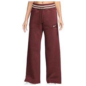 Nike  Women's SW Phoenix Fleece High-Waist Graphic Pants - Trainingsbroek, rood