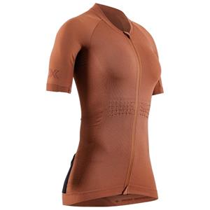 X-BIONIC  Women's Xceed Ride Jersey S/S - Fietsshirt, bruin