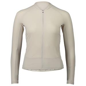 POC  Women's Essential Road L/S Jersey - Fietsshirt, beige/grijs