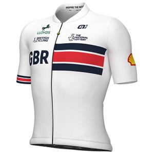 Alé BRITS NATIONAAL TEAM 2025 fietsshirt met korte mouwen, voor heren