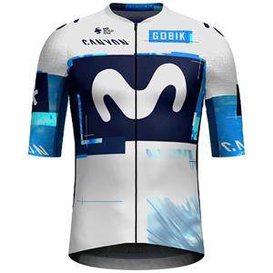 Gobik MOVISTAR TEAM Shirt met korte mouwen Race 2025 fietsshirt met korte mouwen, voor