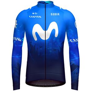Gobik MOVISTAR TEAM Shirt met shirt met lange mouwen 2024 fietsshirt met lange mouwen,