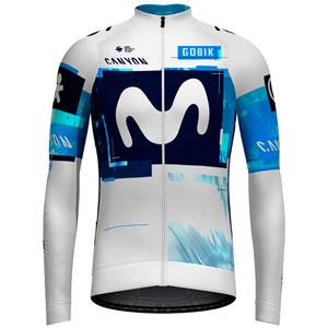 Gobik MOVISTAR TEAM Shirt met lange mouwen 2025 fietsshirt met lange mouwen, voor