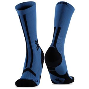 X-Socks  Trail Run Discover Crew - Hardloopsokken, blauw