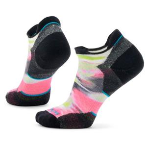 SmartWool  Women's Run Targeted Cushion Brushed Prt Low Ankle - Hardloopsokken, zwart
