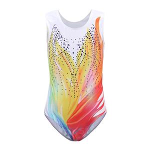 Sunnyway Gymnastiek maillots voor meisjes Bronzing dans turnpakje Mouwloze danskleding Meisjes maillots Atletische balletdansjurk Kinderen 5-14 jaar 10