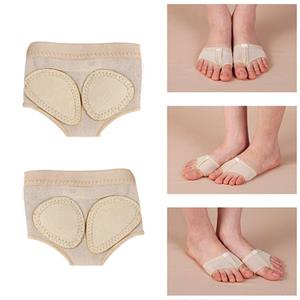 Sunnyway 1 Paar Dans Halfzool Poten Pad Ballet Dans Teen Pad Voorvoet Beschermen Pad Poot Brace Gymnastiek Voet Thongs S