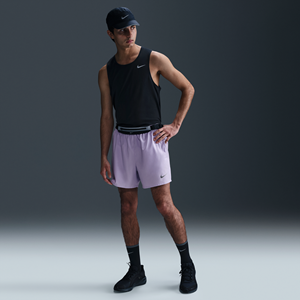 Nike Challenger Dri-FIT hardloopshorts met binnenbroek voor heren (13 cm) - Paars