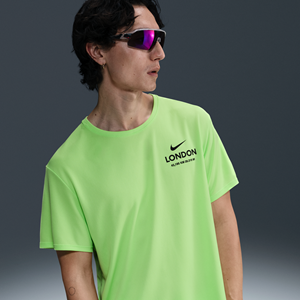 Nike Miler hardloopshirt voor heren - Groen