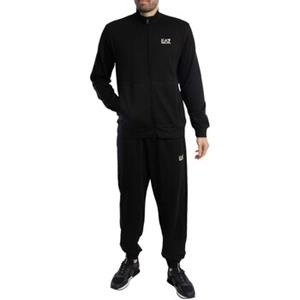 Emporio Armani EA7 Trainingspak  Trainingspak met rits en logo op de borst