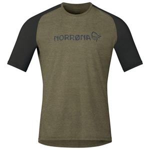 Norrøna  Fjørå Equaliser Lightweight T-Shirt - Sportshirt, olijfgroen