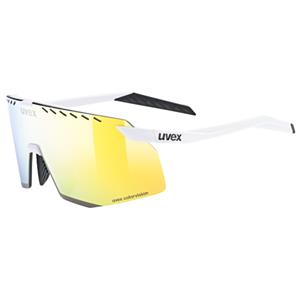 Uvex  Pace Stage CV Mirror Cat. 3 - Fietsbril wit/geel
