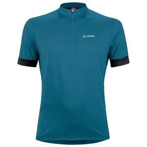 Löffler  Bike Shirt Half-Zip Pukka - Fietsshirt, blauw