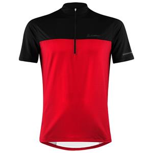 Löffler  Bike Shirt Half-Zip Glow - Fietsshirt, rood