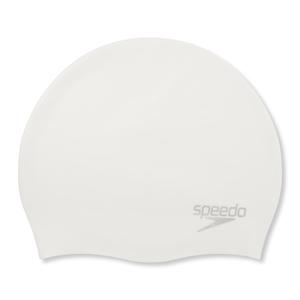 Speedo Plain Moulded Silicone Badmuts Senior