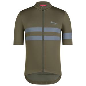 Rapha  Brevet Jersey - Fietsshirt, olijfgroen