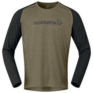 Norrøna  Fjørå Equaliser Lightweight Long Sleeve - Fietsshirt, olijfgroen