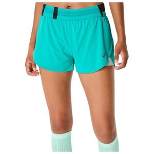 ASICS  Women's Metarun Split Short - Hardloopshort, turkoois