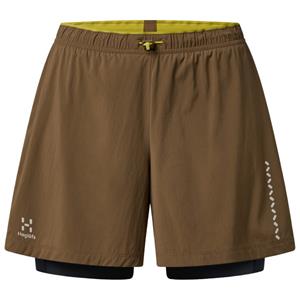 Haglöfs  Women's L.I.M Tempo Trail 2-In-1 Shorts - Hardloopshort, bruin