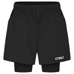 CEP  Women's Run Shorts 2In1 - Hardloopshort, zwart