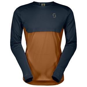 Scott  Tee Endurance Tech L/S - Hardloopshirt, blauw/bruin