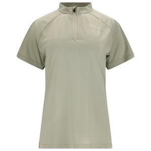 ENDURANCE  Women's Crow Melange Cycling/MTB S/S Shirt - Fietsshirt, grijs